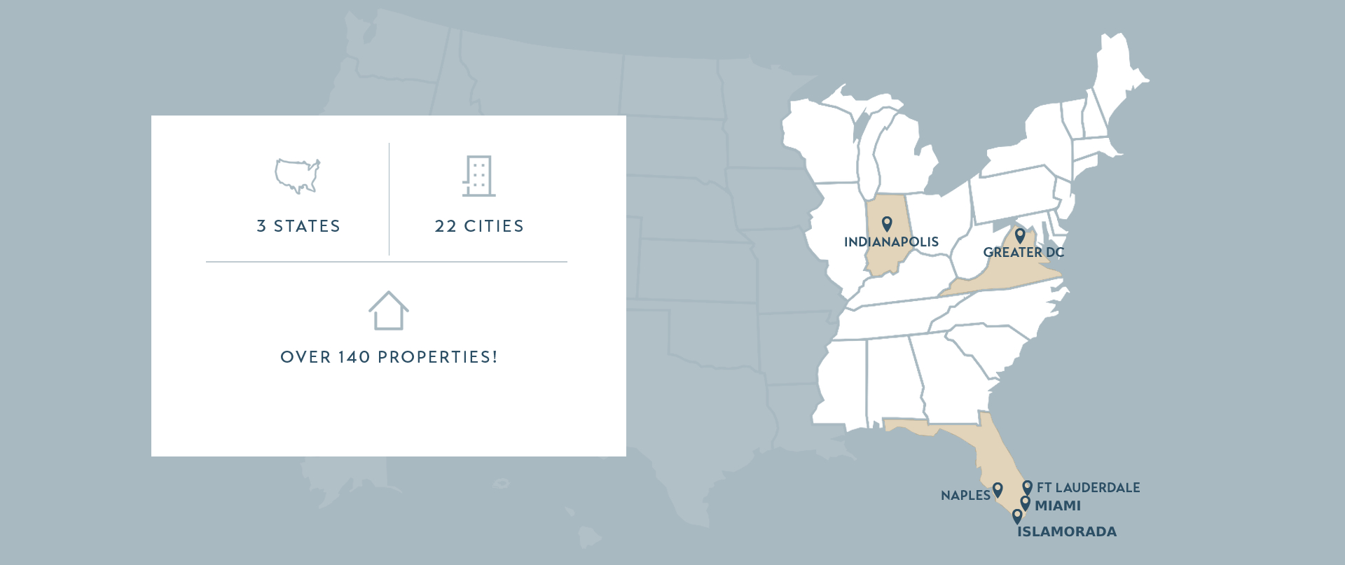 Newman Hospitality map