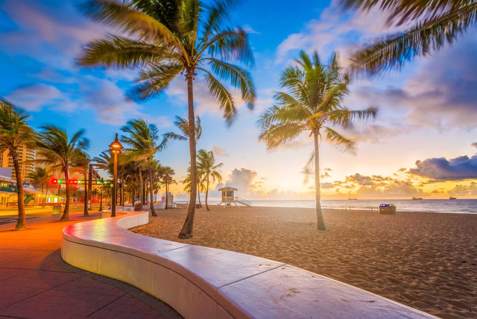 sunset in Fort Lauderdale