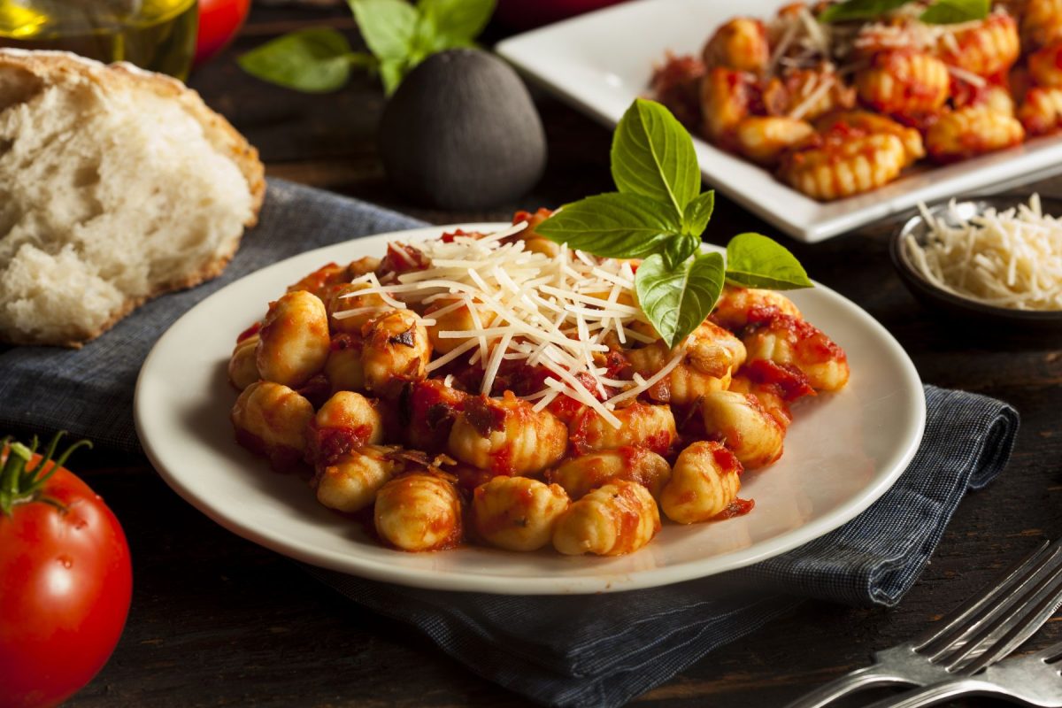 Dish of gnocchi